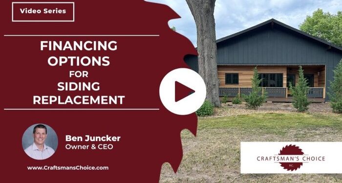 What are My Financing Options for Siding Replacement in Minnesota?